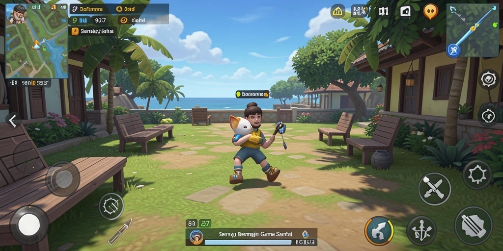 Tampilan menawan dari gameplay santai 93337.