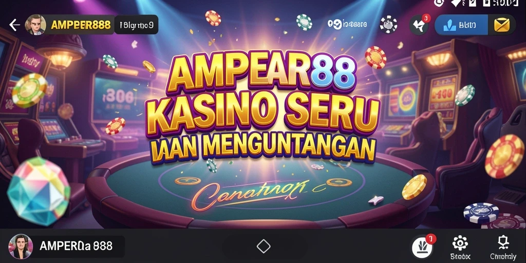 Screenshot utama AMPER88 menampilkan gameplay seru dari permainan Kasino.