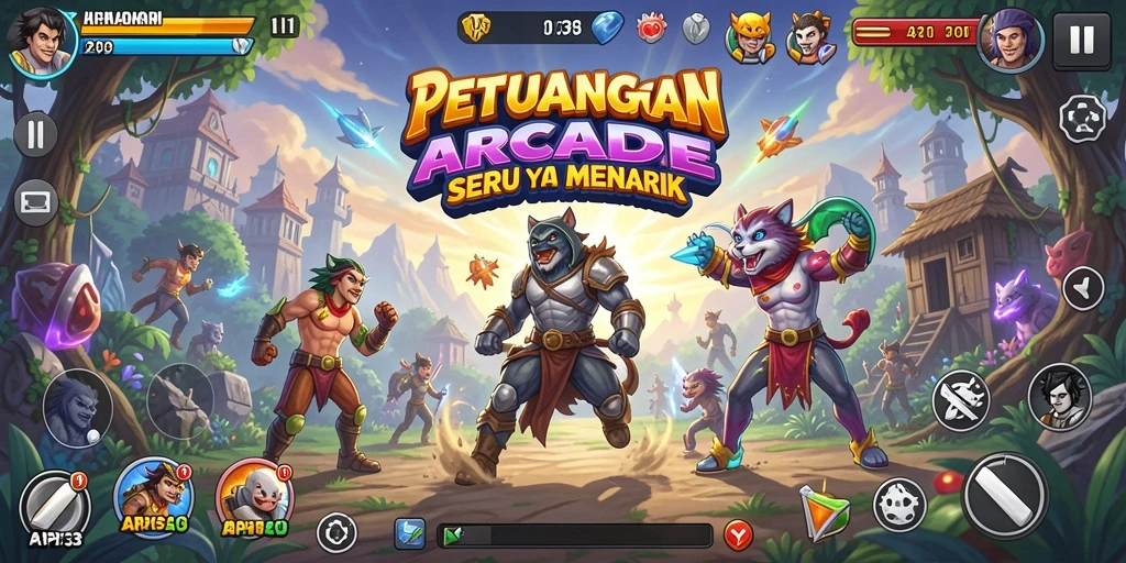 Tampilan menarik dari gameplay seru API33 yang penuh tantangan.