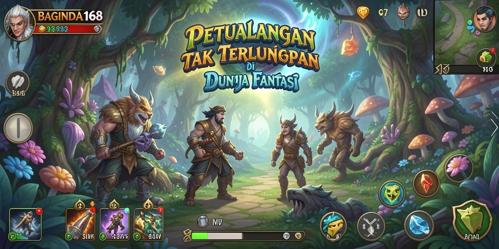Gameplay BAGINDA168 yang seru dan menantang di dunia petualangan.