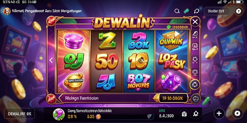 Gameplay DEWALIN yang menyenangkan dengan berbagai tema slot.