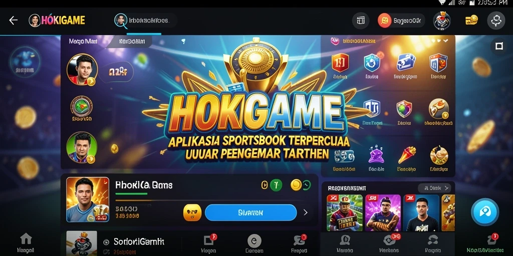 Screenshot HOKIGAME menampilkan pengalaman taruhan yang seru dan interaktif.