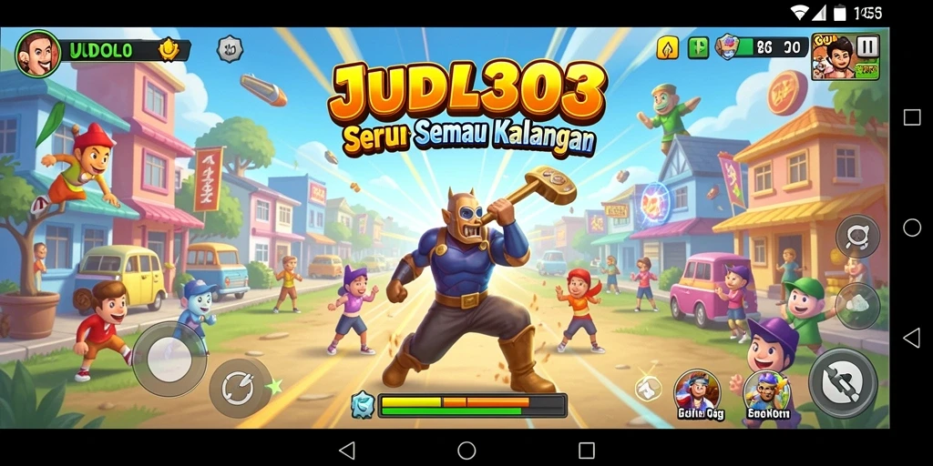 Screenshot utama menunjukkan aksi seru dalam gameplay <strong>JUDOL303</strong>.