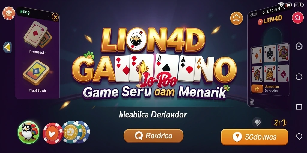 Tampilan gameplay seru dan menarik dari LION4D.