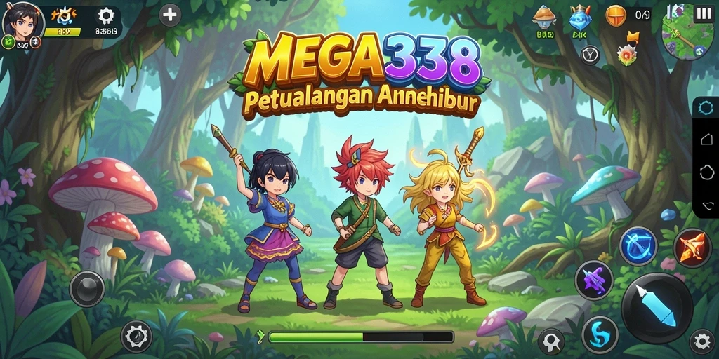 Tampilan menarik gameplay MEGA338 dalam dunia Anime.