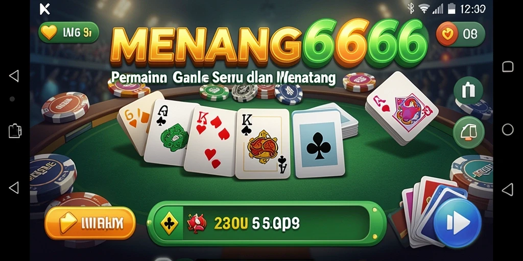 Tampilan gameplay Gaple yang menarik di MENANG666.